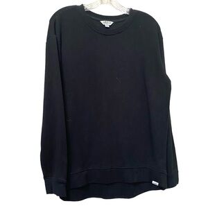 Orvis Classic Collection Solid Black Sweatshirt Womens size M